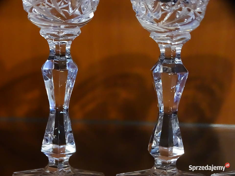 Kryształowe kieliszki do serwowania alkoholi Biłgoraj