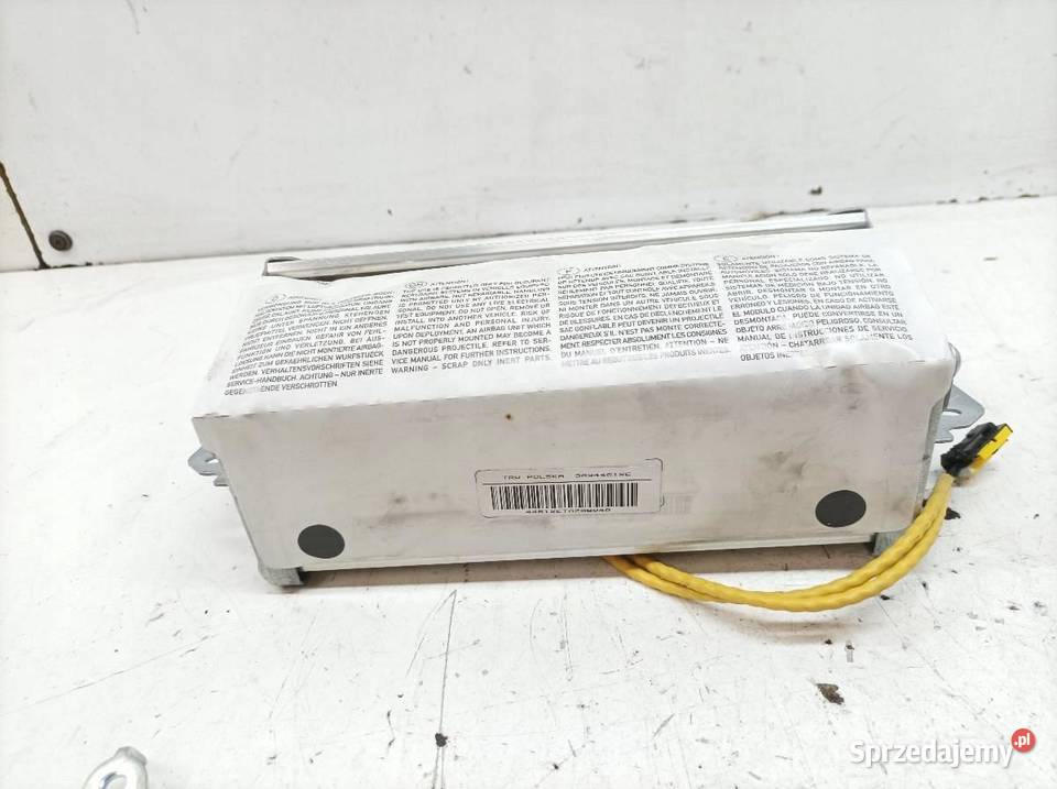 PODUSZKA POWIETRZNA AIRBAG PRAWA PASAŻERA DESKI Wyposażenie wnętrza