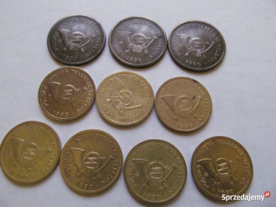 żeton telefoniczny typ A i B zestaw Lublin sprzedam