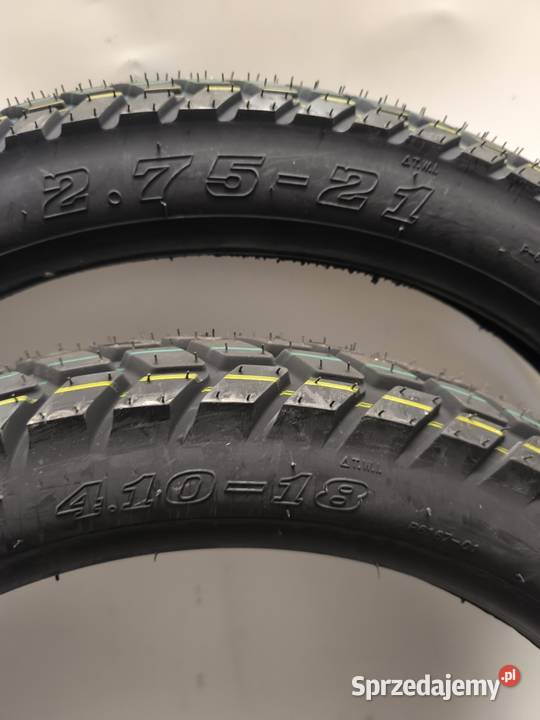 Komplet Opon Przód Tył Enduro 2118 Dt Ttr Dr Kmx Opony i felgi Racibórz