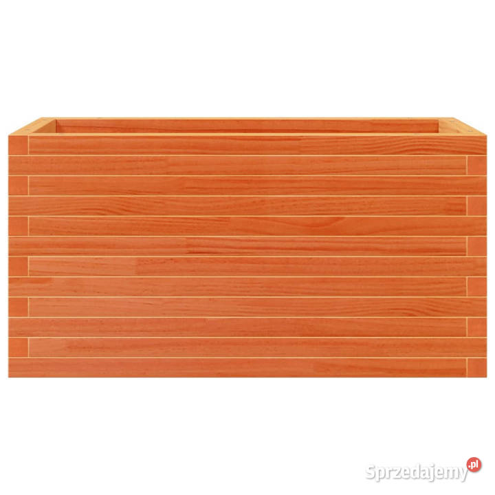 Donica ogrodowa woskowy brąz 90x40x455 drewno Warszawa