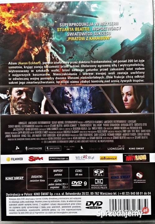 JA FRANKENSTEIN AARON ECKHART Kalisz sprzedam