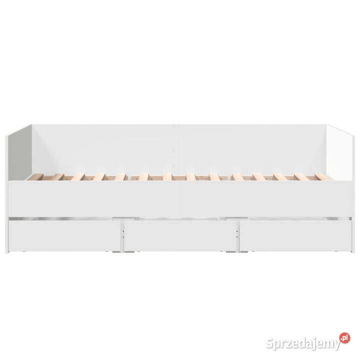 Łóżko dzienne z szufladami bez materaca białe 65cm sprzedam