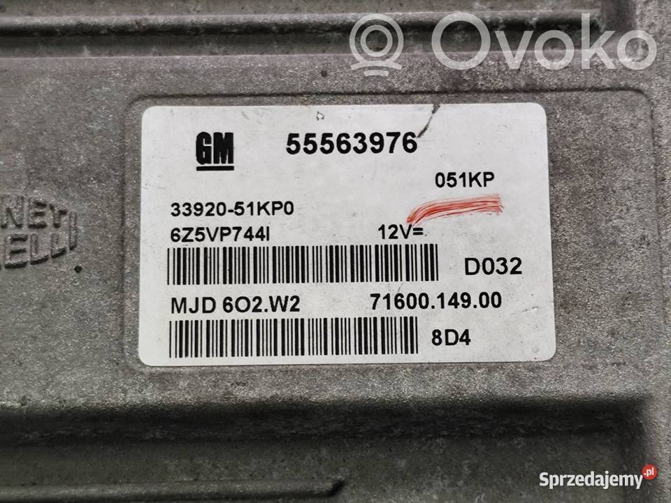 Suzuki Splash Opel Agila B 13CDTI STEROWNIK osobowe