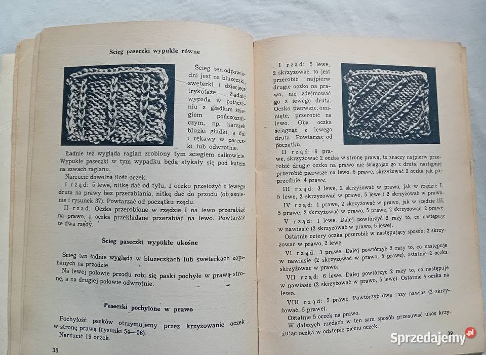 Helena Gawrońska Roboty na drutach LSW 1963 r Koźminek