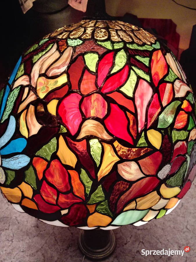 Lampa witrażowa wisząca