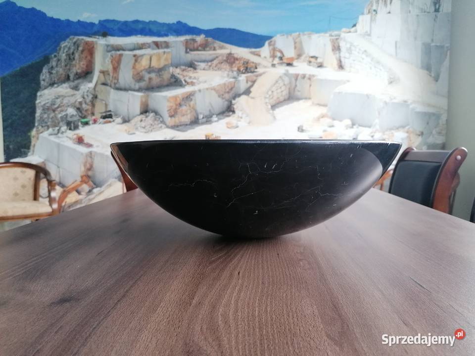 Umywalka marmurowa NERO MARQUINA Akcesoria łazienkowe Przemyśl