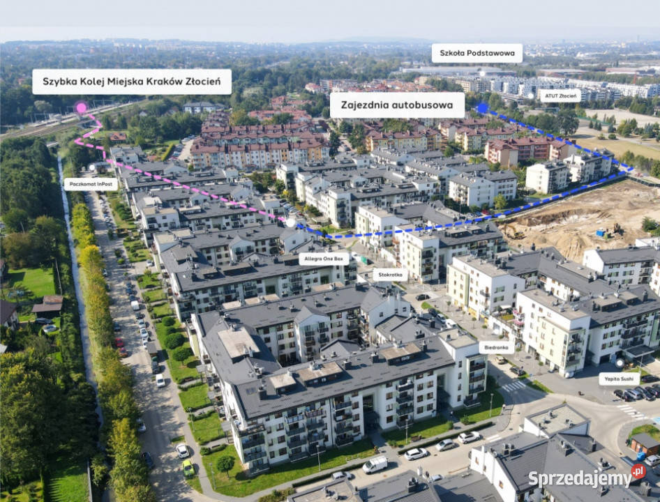 Wyjątkowe dwupoziomowe mieszkanie z klimatyzacją 2 piętra Kraków