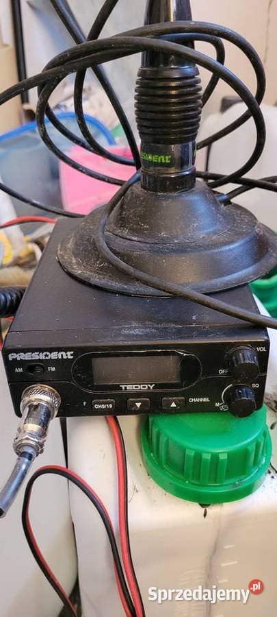 Sprzedam CB President Teddy z anteną 145 Super Staszów