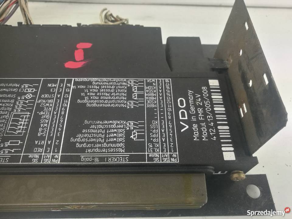 Komputer VDO FMR 24V 412412005008 Wałbrzych