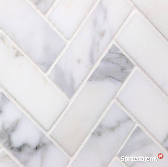 Płytki w jodełkę CALACATTA CARRARA 10x30 WYSOKI Piotrków Trybunalski