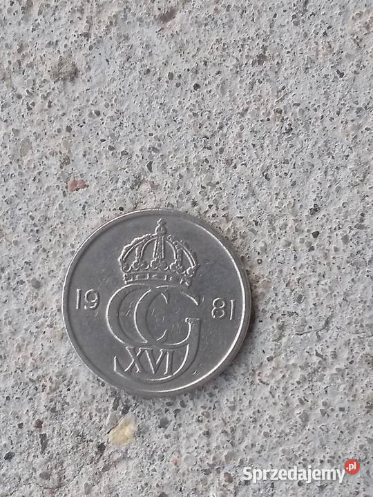 Moneta 50 Koron Szwedzkich Antyki Gorzów Wielkopolski