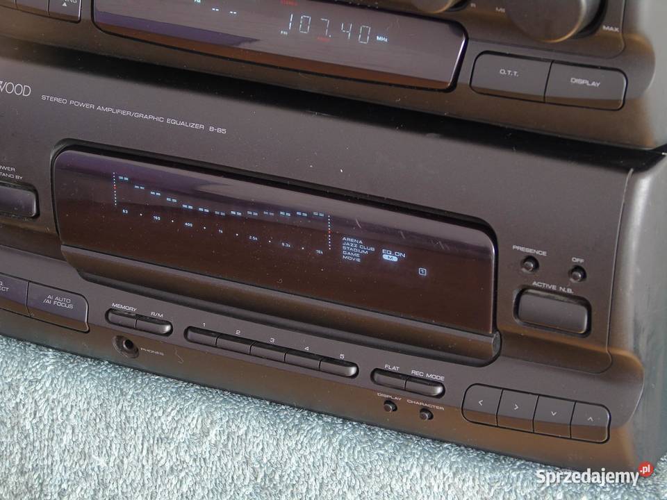 Wzmacniacz radio i korektor graficzny Kenwoo Jasło