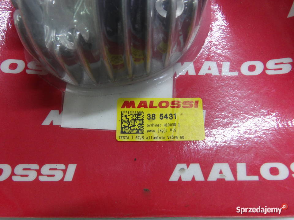 GŁOWICA ALUMINIOWA CYLINDRA 575 Malossi Piaggio