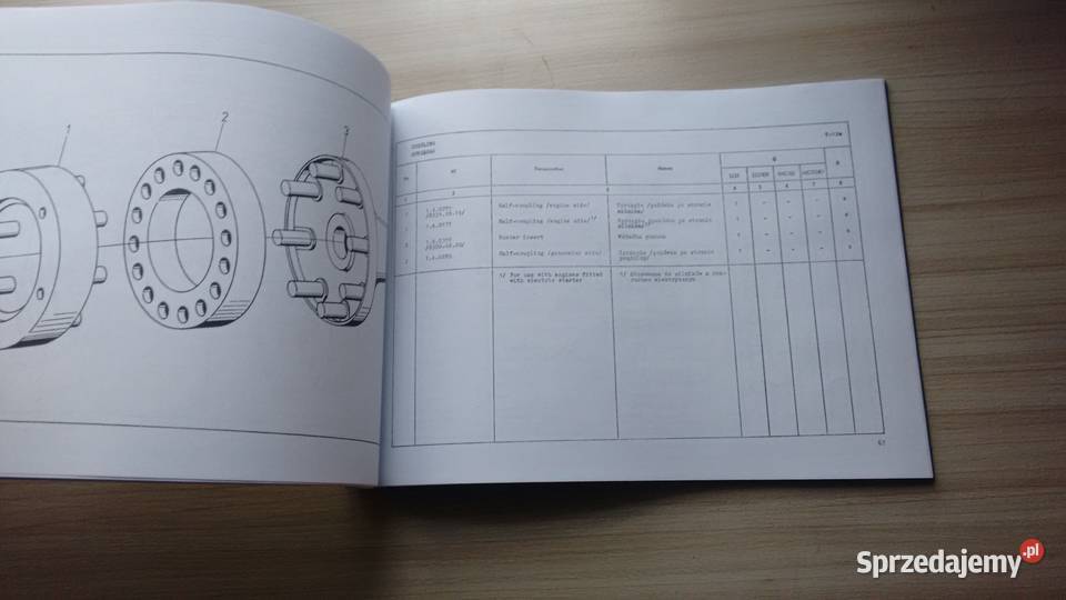 Andoria s 12s15 s231 1HC102 katalog części Pozostałe podkarpackie Stalowa Wola sprzedam