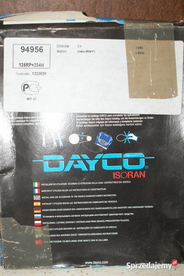 Pasek rozrządu CITROEN C3 I SUZUKI LIANA 14D osobowe Białobrzegi