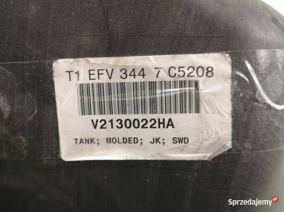 ZBIORNIK PALIWA 67L JEEP WRANGLER 38 20072010 lubelskie