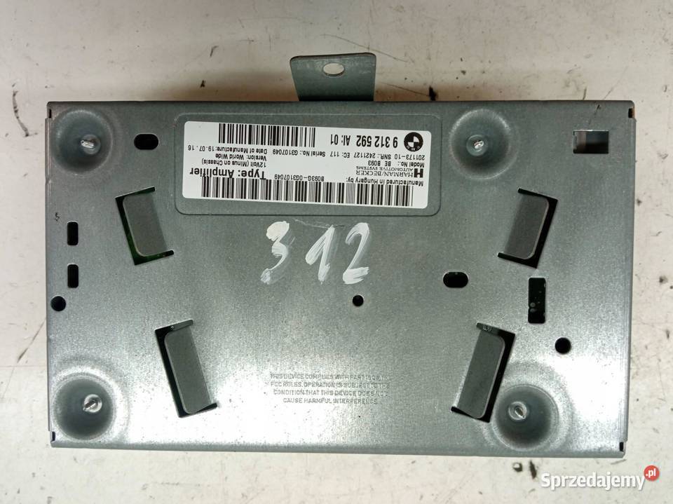 WZMACNIACZ HIFI HARMAN 9312592 Bmw Seria 5 VI świętokrzyskie