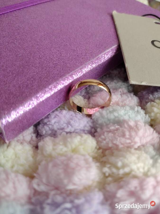 ASOS rozmiar 15 złota obrączka pierścionek NOWY
