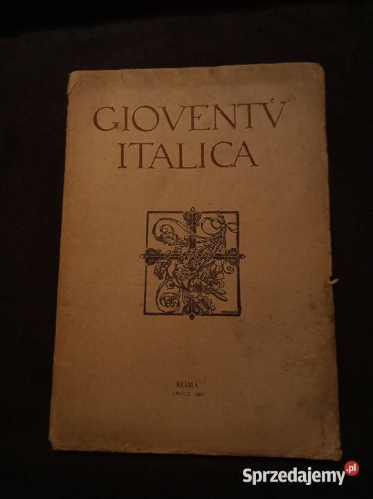 Gioventu Italica włosku 1926 Warszawa