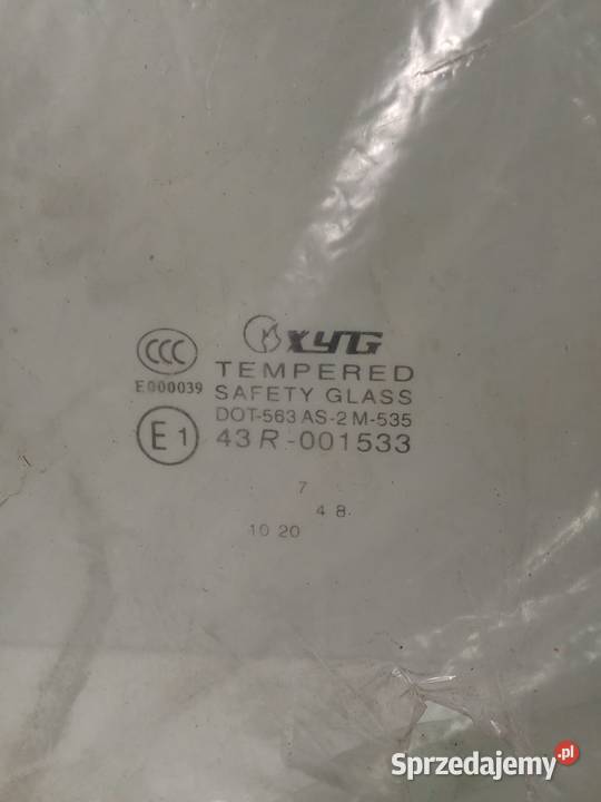 Szyba Boczna Prawa Przednia Hyundai Accent 00