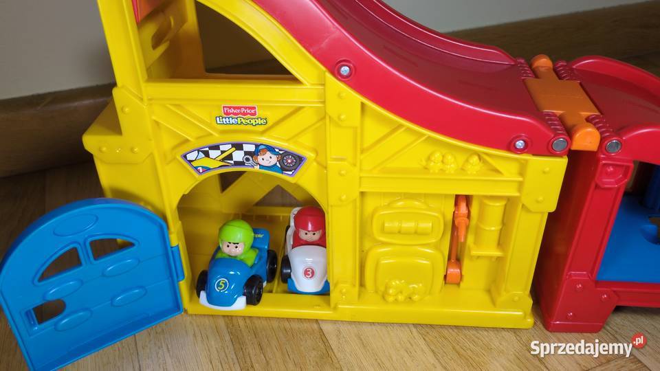Tor wyścigowy dzieci Little People Fisher Fisher Price Pleszew