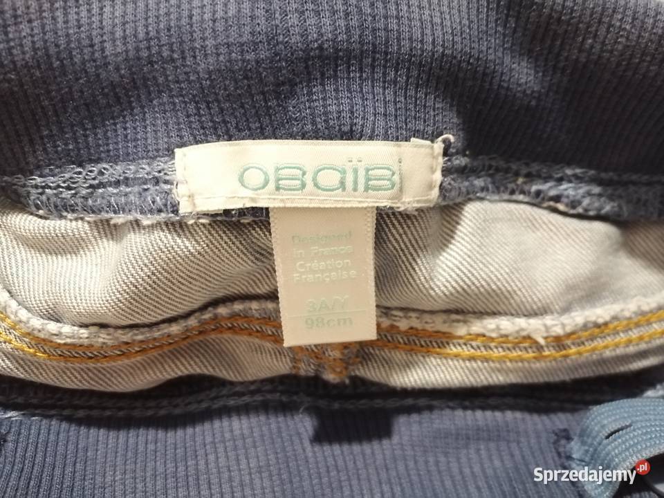 Krótkie spodenki dżinsowe chłopięce Obaibi 98 Czeladź sprzedam