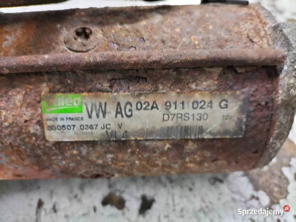 ROZRUSZNIK 02A911024G 19 TDI Skoda Octavia I Rok produkcji 2007 Układ elektryczny silnika