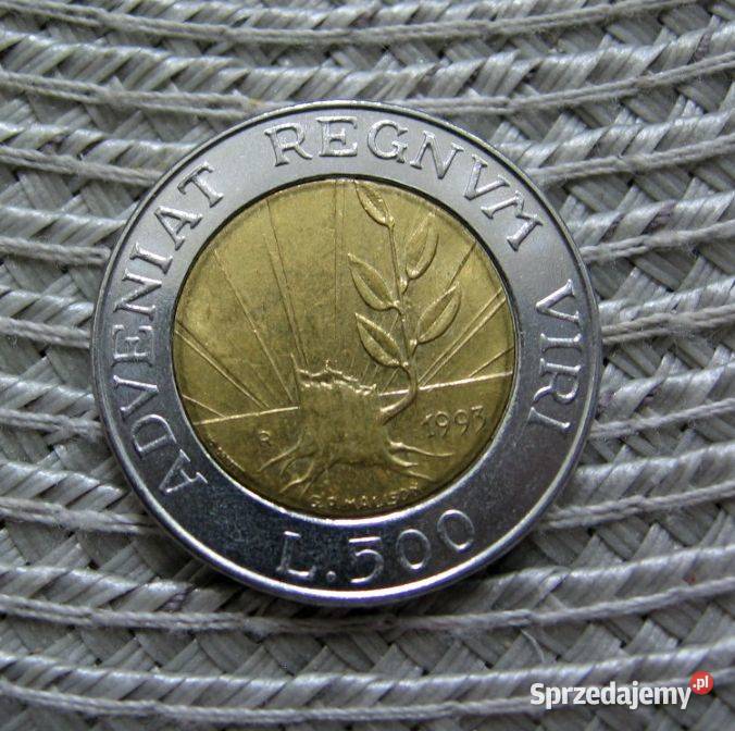 San Marino 500 Lirów 1993r Kalisz