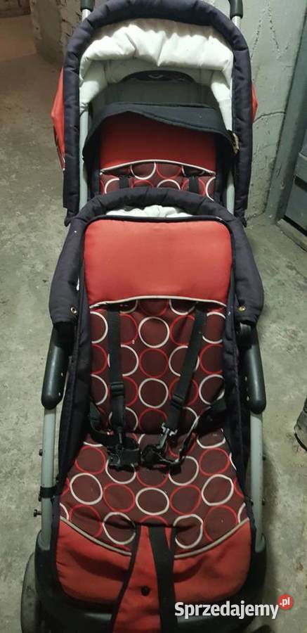 Wózek Bliżniaczy Chic 4 BABY DUO Stan Wózki