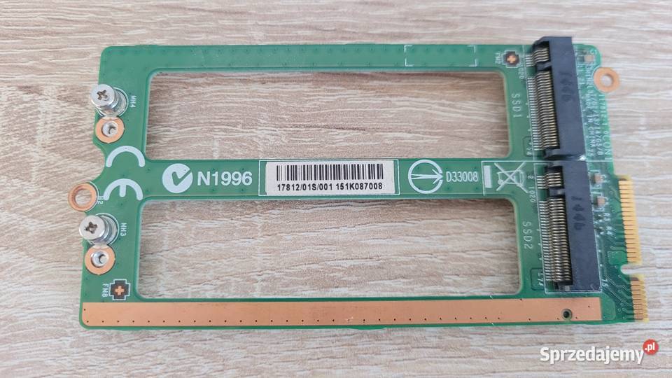 MSI Adapter 4x M2 SSD GT72 GT72VR oryginalny MSI łódzkie