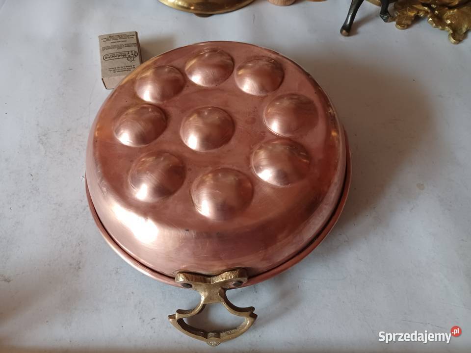 Piękna patelnia miedziana wielkopolskie Poznań