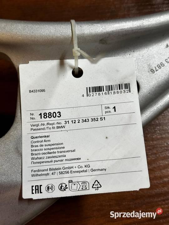 Wachacz przód prawy bmwe46 kujawsko-pomorskie Toruń