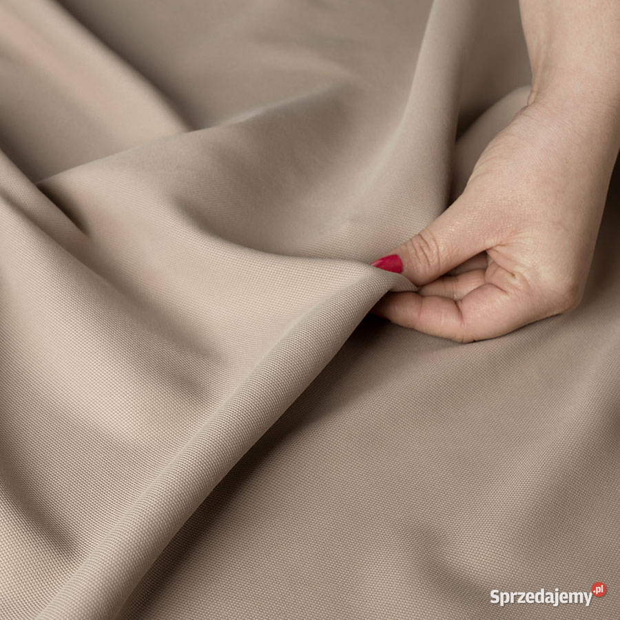 Obrus prostokątny lotus ciemny beżowyny 140x230