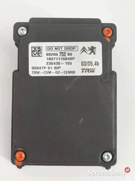 KAMERA PRZÓD ASYSTENT PASA 9826575280 Citroen C3 Wyposażenie elektryczne