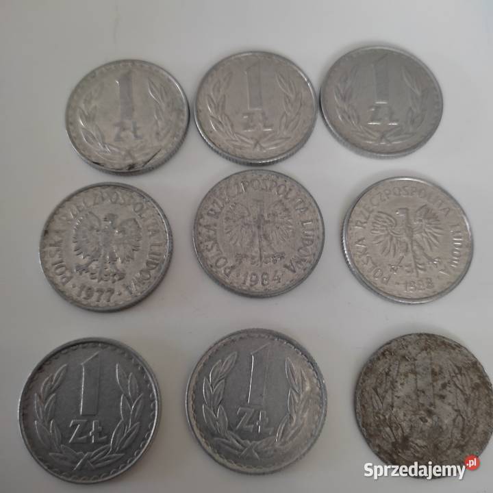 Sprzedam monety 1zl Kościan sprzedam