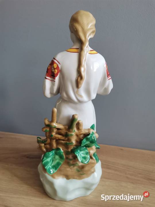 Stara duża figurka porcelanowa Dziewczyna z śląskie Katowice sprzedam