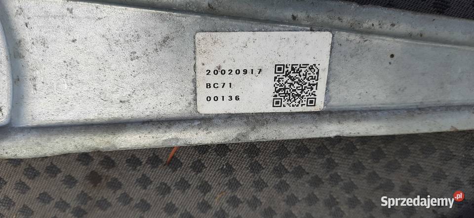 Mechanizm podnoszenia szyby lewy tył Mazda zachodniopomorskie Szczecin