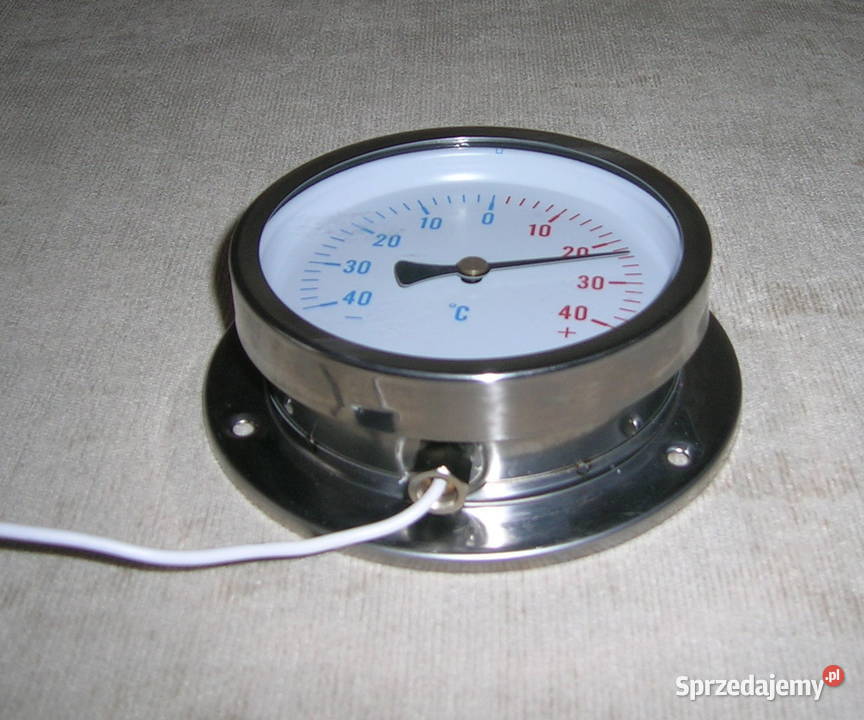 Termometr tarczowy fi133mm 4040stC czujnik 45m Wyszków