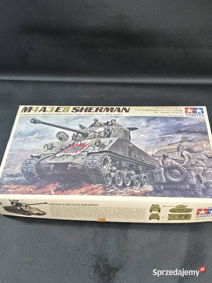 TAMMT218 Tamiya 135 M4A3E8 Sherman wycofany z łódzkie sprzedam