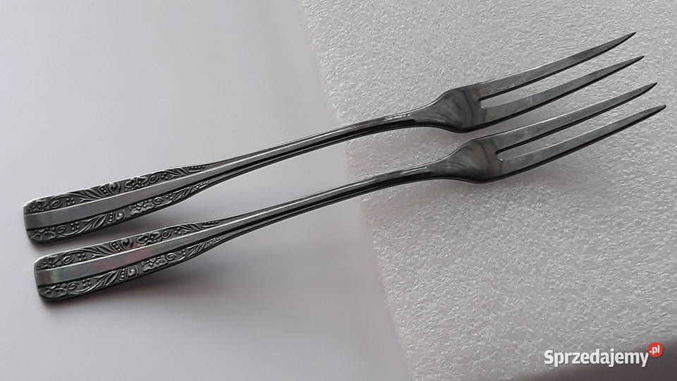 Posrebrzane widelce serwingowe do wędlin mięs 1 Dąbrowa Górnicza