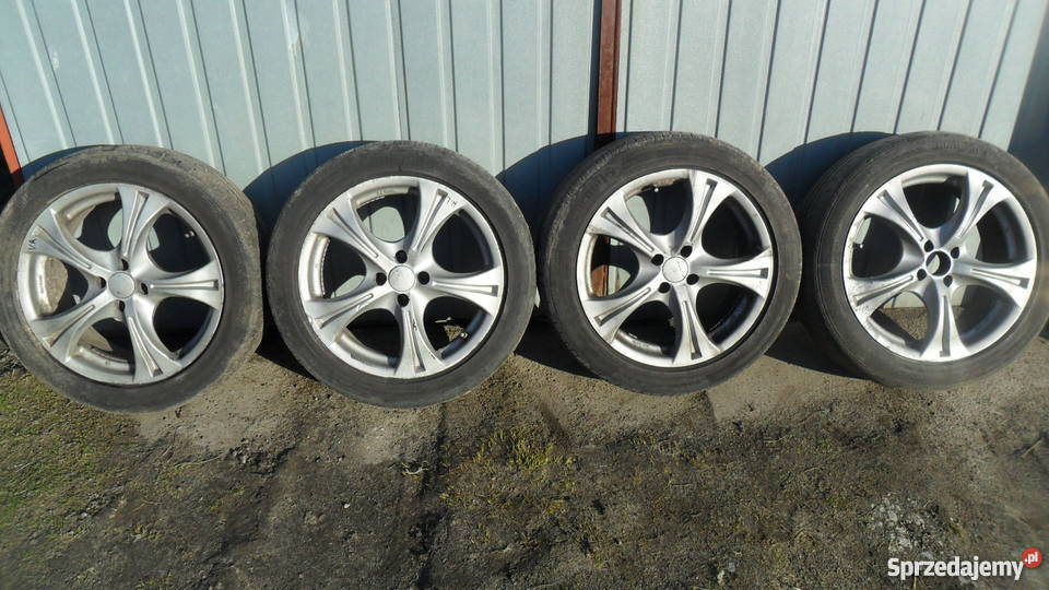 Sprzedam alufelgi Alutec 17 4x100 z oponami Koła i felgi Cieszanów