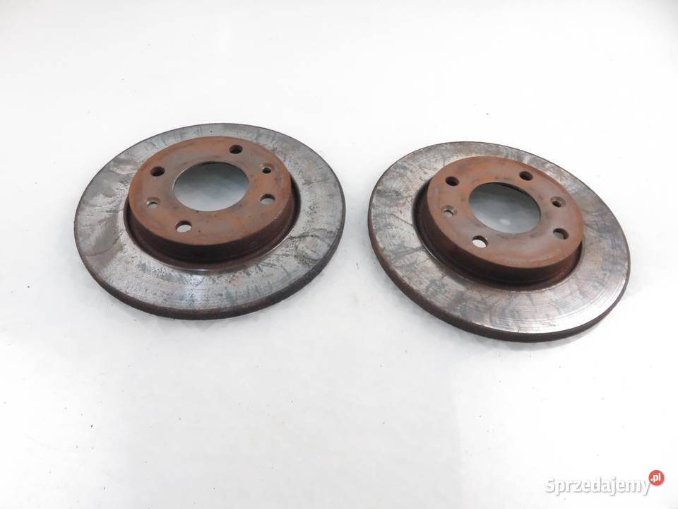 TARCZE HAMULCOWE TYŁ PEUGEOT 206