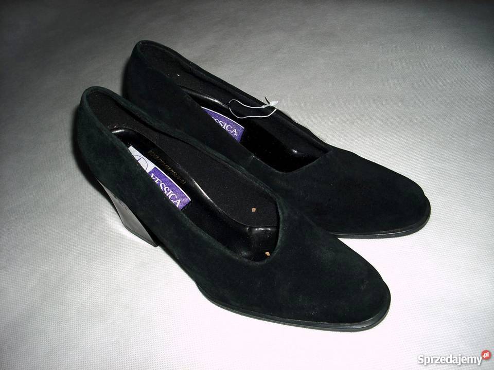 CA Buty Skóra Zamsz NOWE 37 czółenka Nowy Sącz