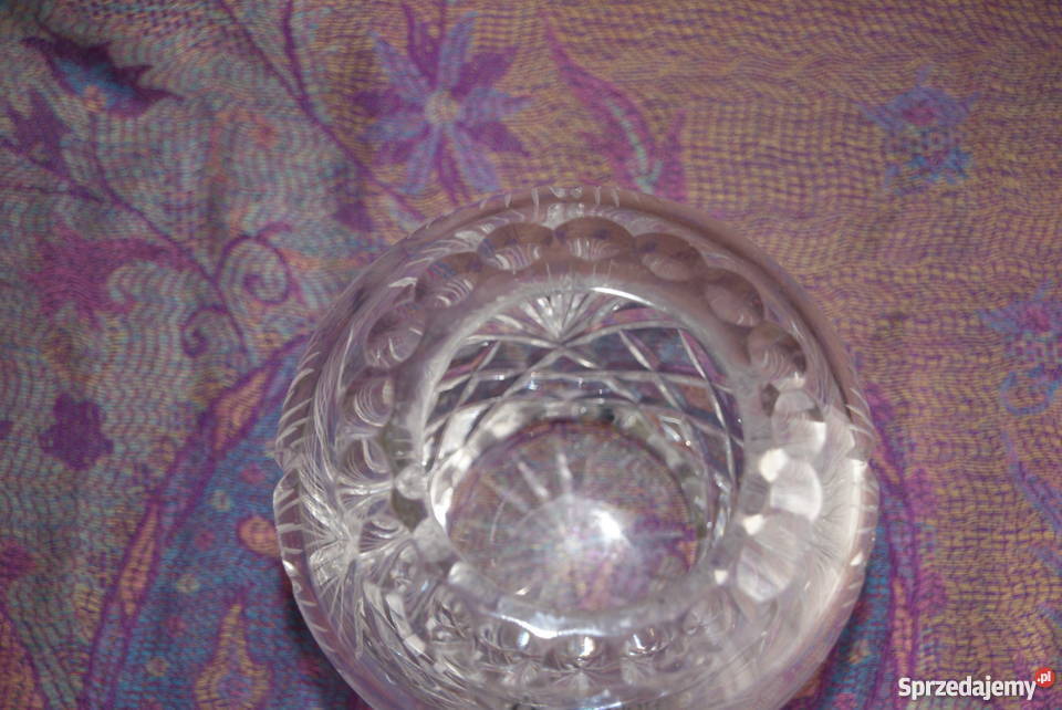 Wazon kryształowy Zawiercie genuine hand cut Zamość