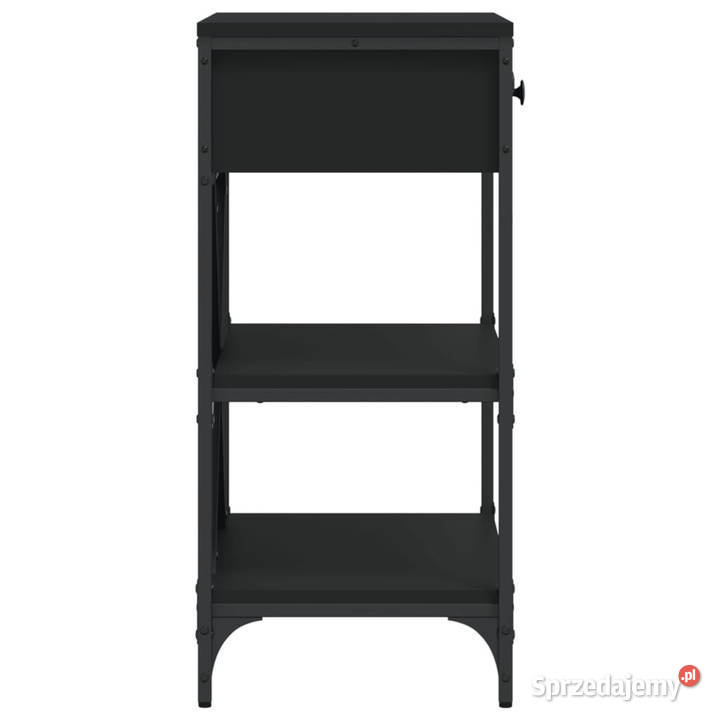 Stolik konsolowy czarny 75x345x75 WM833408 Warszawa