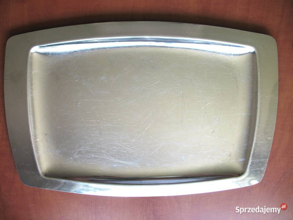 Taca relikt PRL stal nierdzewna 46 x 30 Siedlce sprzedam
