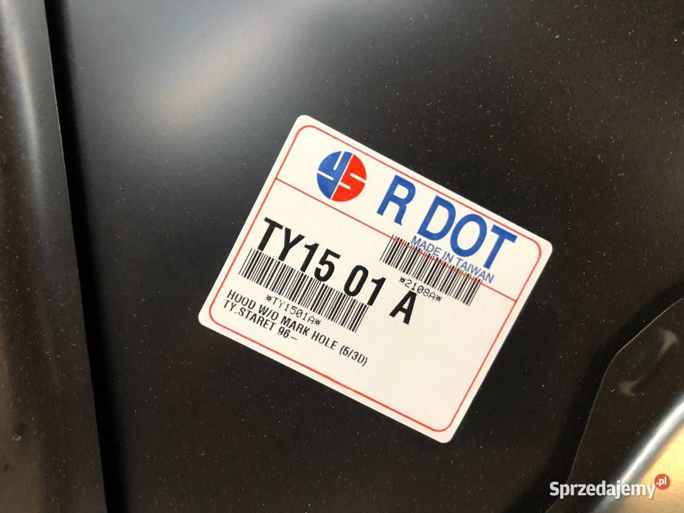 Toyota Starlet P90 V 19961999 Maska pokrywa Skarżysko-Kamienna sprzedam