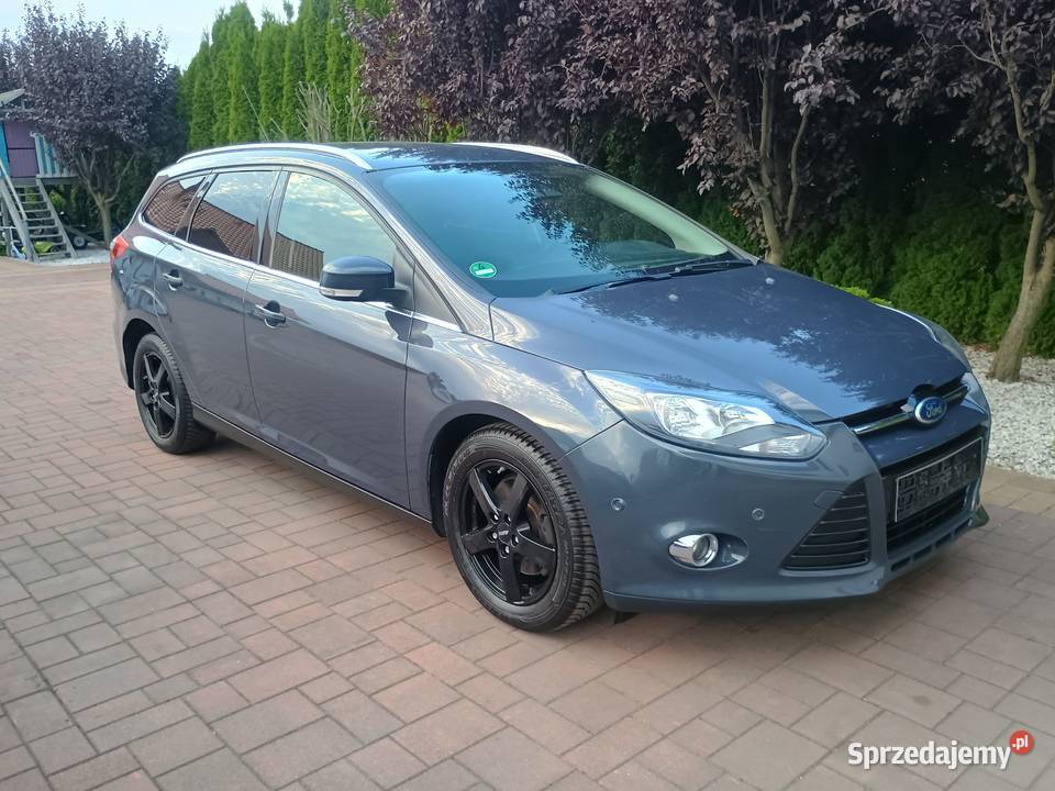 Ford Focus TITANIUM 2014r 2,0d BEZWYPADKOWY Nawigacja Kamera Tempomat Skóry