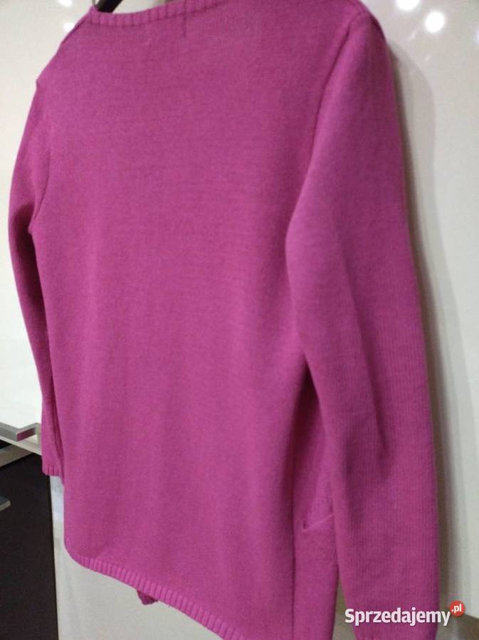 Kardigan w kolorze amarantowym lubelskie